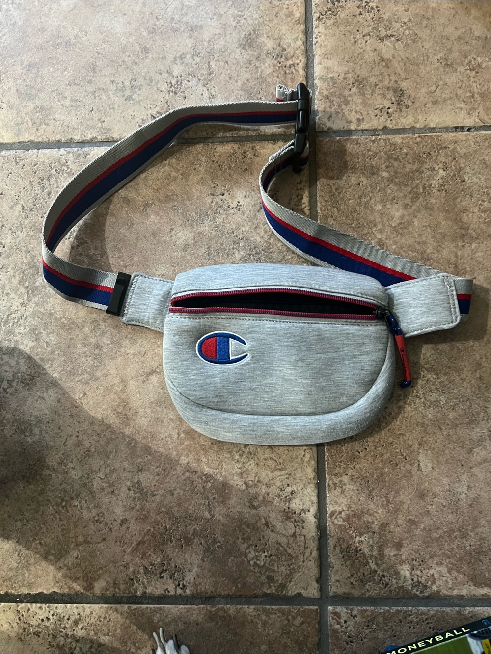 Champion Attribute Waist Bag Fanny Pack Heather Gray Unisex Crossbody
